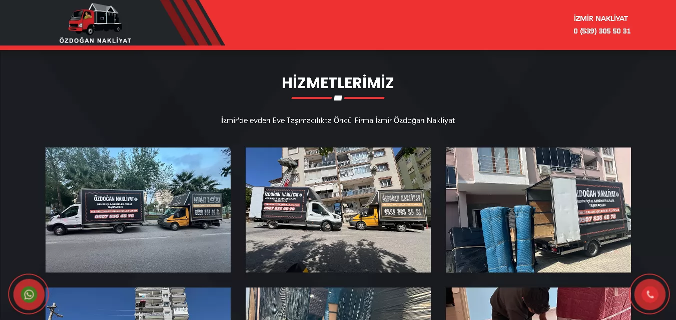 Nakliyeci Web Sitesi, Nakliye Web Tasarım