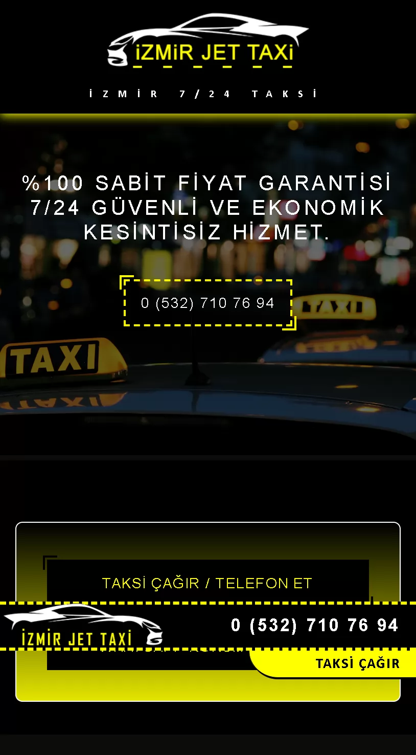 Taksici Web Sitesi Taksi Web Tasarım